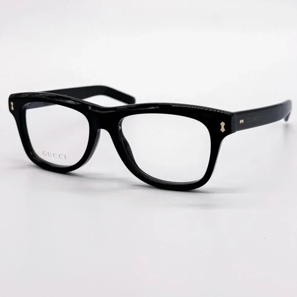 NEW GUCCI EYEGLASSES BLACK UNISEX EYEWEAR GUCCI GG1526O 005 - Picture 2 of 10